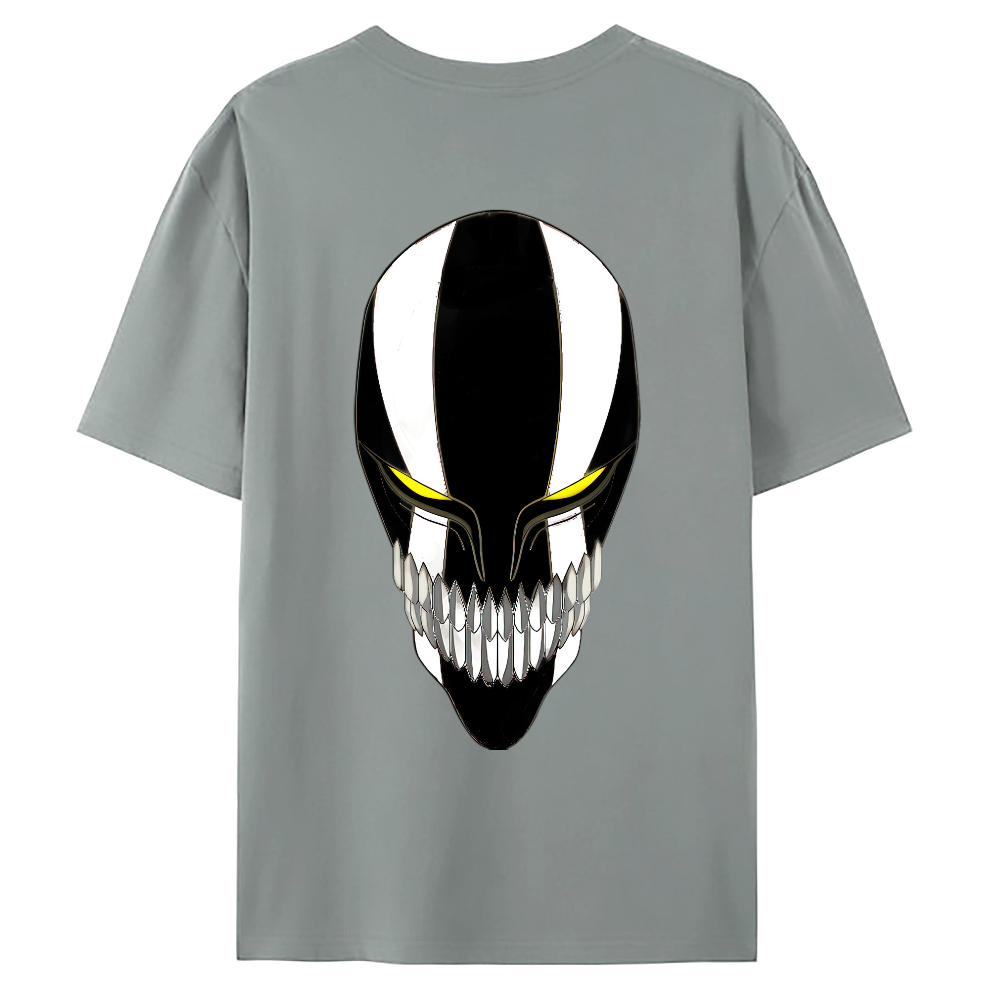 （画像用） ブリーチ 黒崎一護（くろさき いちご）BLEACH Kurosaki Ichigo 綿100％ メンズ半袖Tシャツ（バックプリント） 通気性